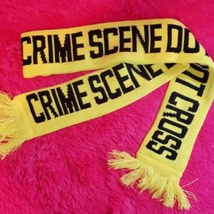 Novelty Police Tape Scarf